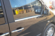 Mercedes Vito W638 1996–2003 Fönsterlist (2 st, rostfritt stål) foto 1