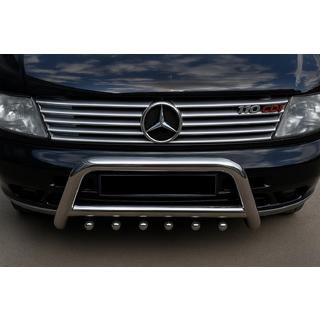 Grillister (10 delar, rostfritt stål) Mercedes Vito W638 1996–2003 foto 1