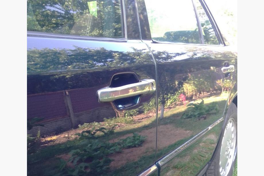 Mercedes E-class W124 1984–1997 Dörrhandtagskåpor (4 st, rostfritt stål) Foto 6