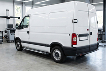 Nissan Interstar 2002–2010 Sidosteg Sunrise (2 st, aluminium) foto 1