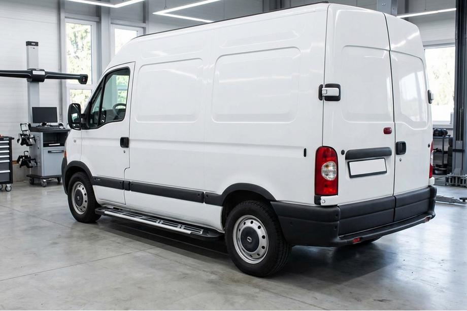 Nissan Interstar 2002–2010 Sidosteg Sunrise (2 st, aluminium) Image