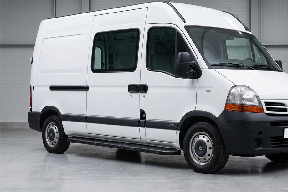 Nissan Interstar 2002–2010 Sidosteg Bosphorus Black (2 st, aluminium) Image