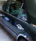 Mercedes E-class W124 1984–1997 Fönsterlister (4 st, rostfritt) foto 3
