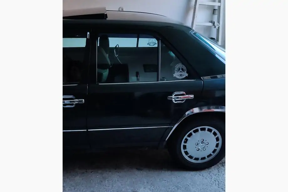 Mercedes E-class W124 1984–1997 Fönsterlister (4 st, rostfritt) Image