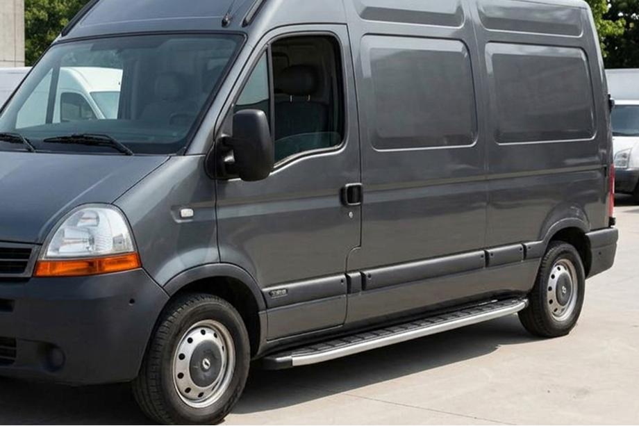 Nissan Interstar 2002–2010 Sidosteg Fullmond (2 st, aluminium) Image