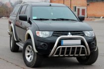 Mitsubishi L200 2006–2015 Frontbåge (rostfritt stål) foto 2