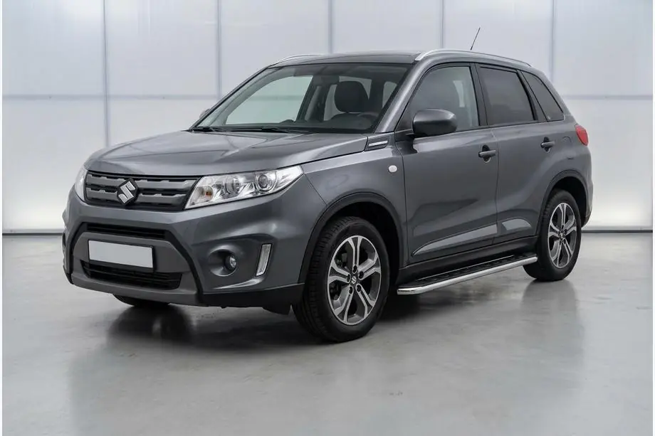 Suzuki Vitara 2015– Sidosteg Maydos V1 (2 st, aluminium ↗ rostfritt stål) Image