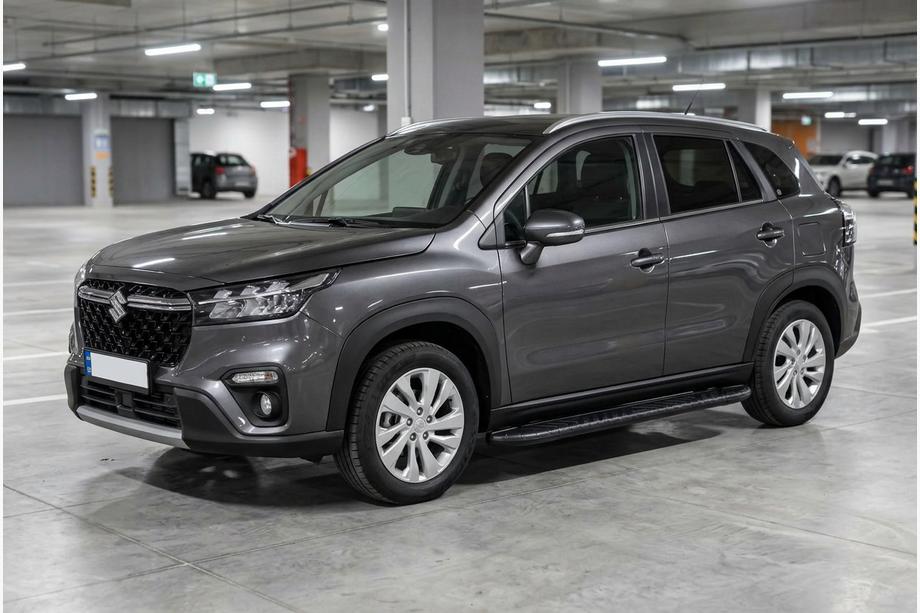 Suzuki Vitara 2015– Sidosteg Bosphorus Black (2 st, aluminium) Image