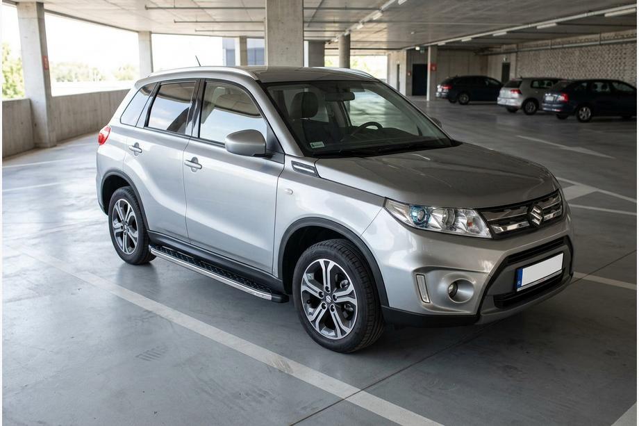 Suzuki Vitara 2015– Sidosteg BlackLine (2 st, aluminium) Image
