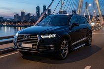 Audi Q7 2015–2026 Sidosteg Line (2 st, aluminium) foto 1