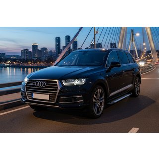 Sidosteg Line (2 st, aluminium) Audi Q7 2015–2026 foto 1