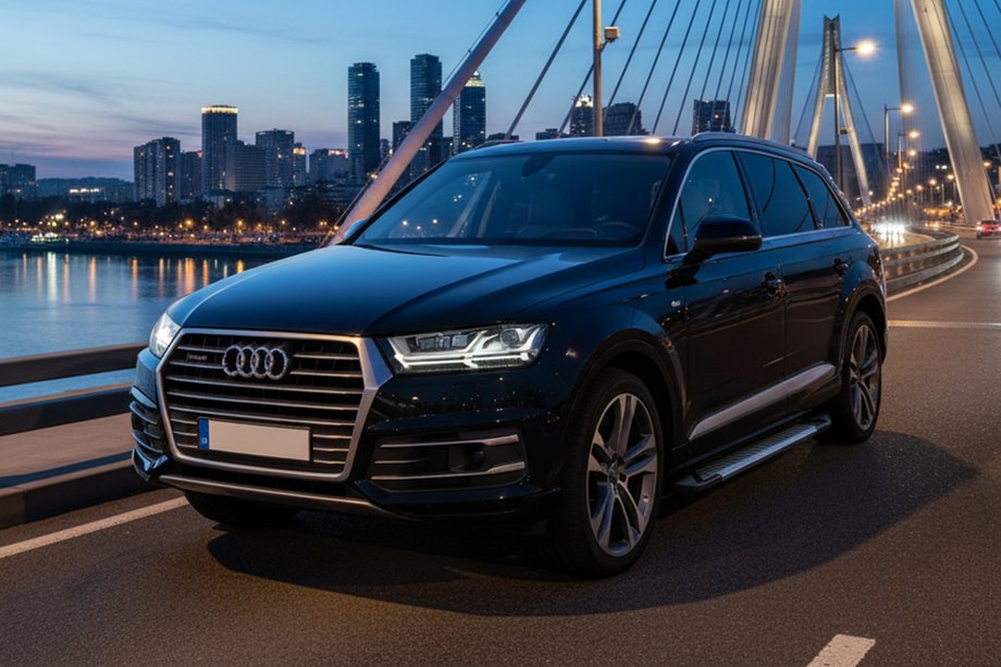 Audi Q7 2015–2026 Sidosteg Line (2 st, aluminium) Image