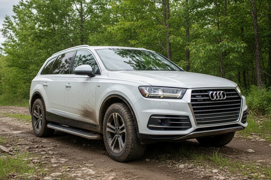 Audi Q7 2015–2026 Sidosteg Tayga Grey (2 st, aluminium) Image
