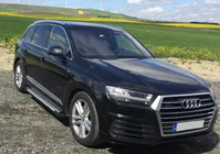 Audi Q7 2015–2026 Sidosteg Allmond Grey (2 st, aluminium) foto 1