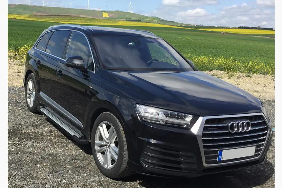 Audi Q7 2015–2026 Sidosteg Allmond Grey (2 st, aluminium) Image