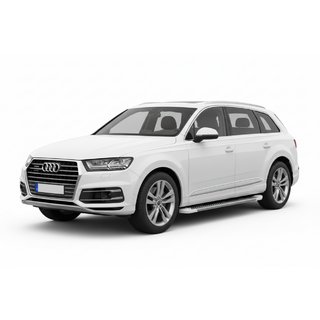 Sidosteg Allmond White (2 st, aluminium) Audi Q7 2015–2026 foto 1