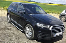 Audi Q7 2015–2026 Sidosteg Fullmond (2 st, aluminium) foto 1