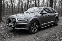 Audi Q7 2015–2026 Sidosteg Maydos V2 (2 st, aluminium / rostfritt stål) foto 1