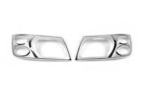 Nissan Patrol Y61 1997–2011 Kromade strålkastarkåpor (2001-2004, 2 st.) foto 3