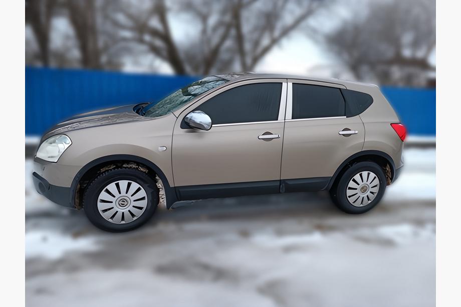 Nissan Qashqai 2007–2010 Kromade dörrstolpslister (4 st, rostfritt stål) Image