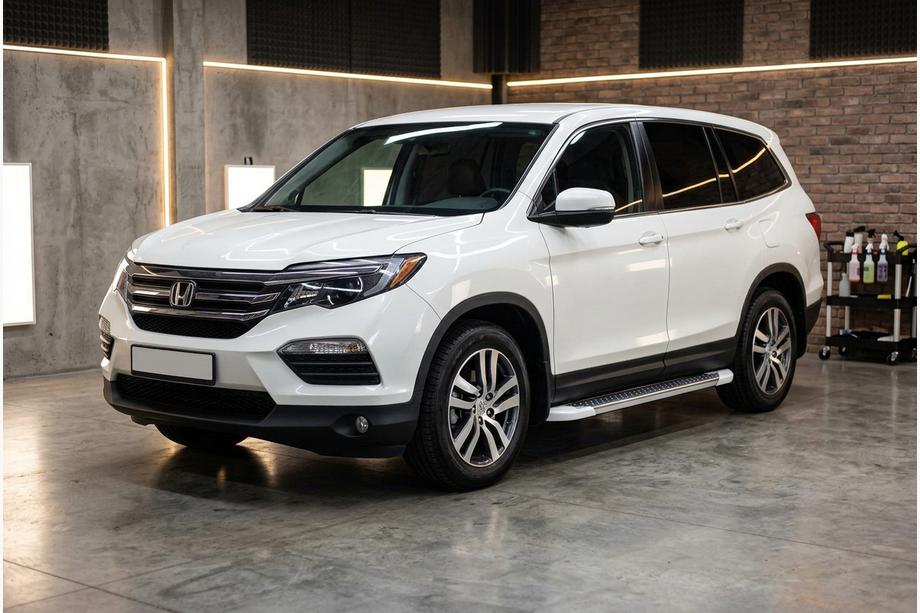 Honda Pilot 2015–2022 Sidosteg Allmond White (2 st, aluminium) Image