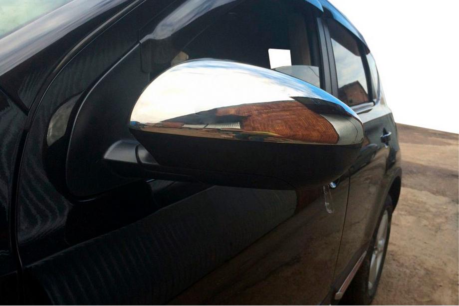 Nissan Qashqai 2007–2010 Spegelskal (2 st, rostfritt stål) Foto 5