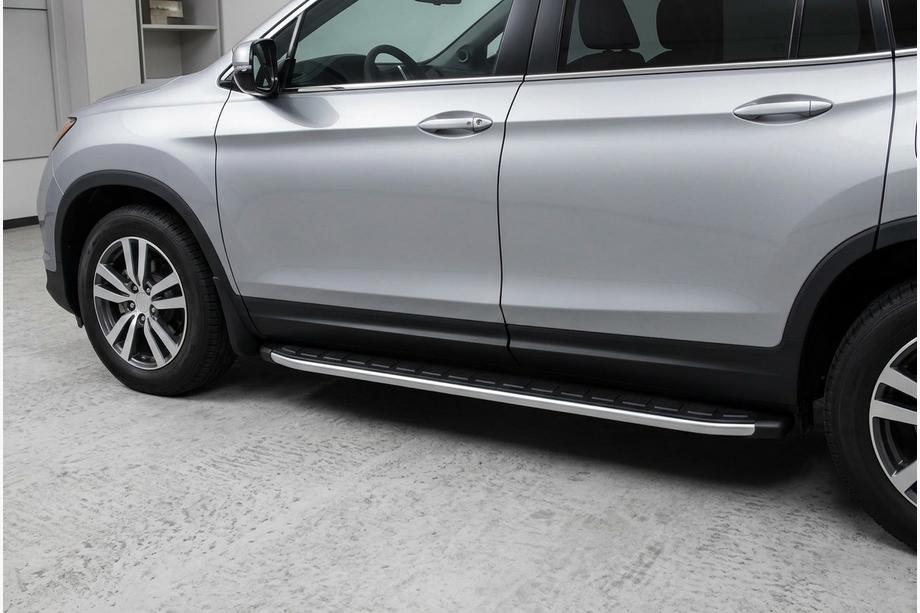 Honda Pilot 2015–2022 Sidosteg Fullmond (2 st, aluminium) Foto 2