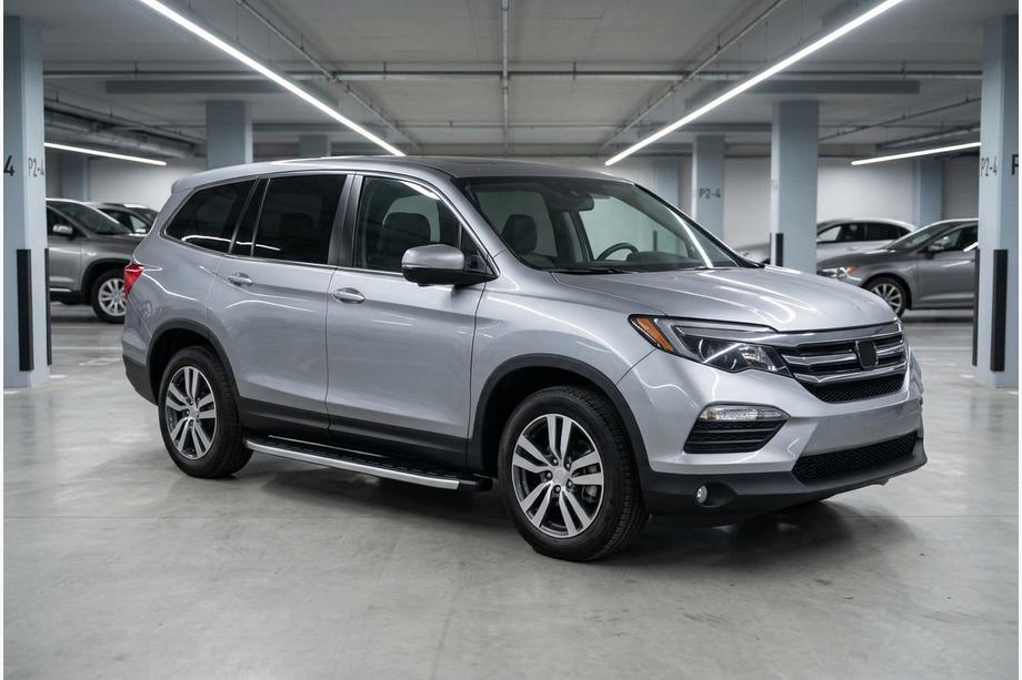 Honda Pilot 2015–2022 Sidosteg Fullmond (2 st, aluminium) Foto 1
