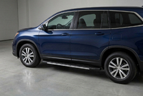 Honda Pilot 2015–2022 Sidosteg Bosphorus Grey (2 st, aluminium) foto 1