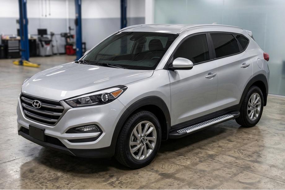 Hyundai Tucson TL 2016–2021 Sidosteg Line (2 st, aluminium) Image