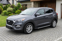 Hyundai Tucson TL 2016–2021 Sidosteg Duru (2 st, aluminium) foto 1