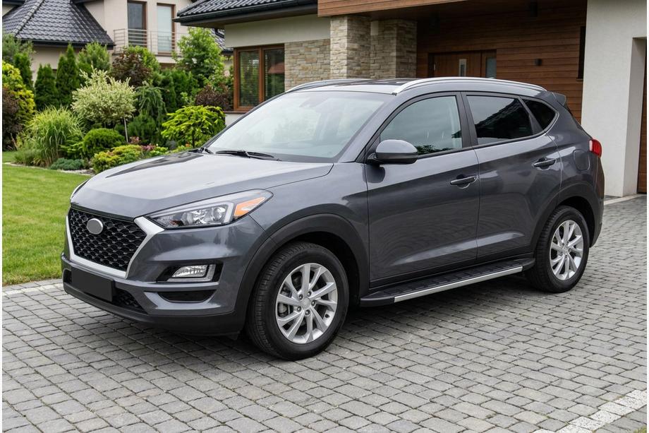 Hyundai Tucson TL 2016–2021 Sidosteg Duru (2 st, aluminium) Image
