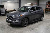 Hyundai Tucson TL 2016–2021 Sidosteg Bosphorus Black (2 st, aluminium) foto 1