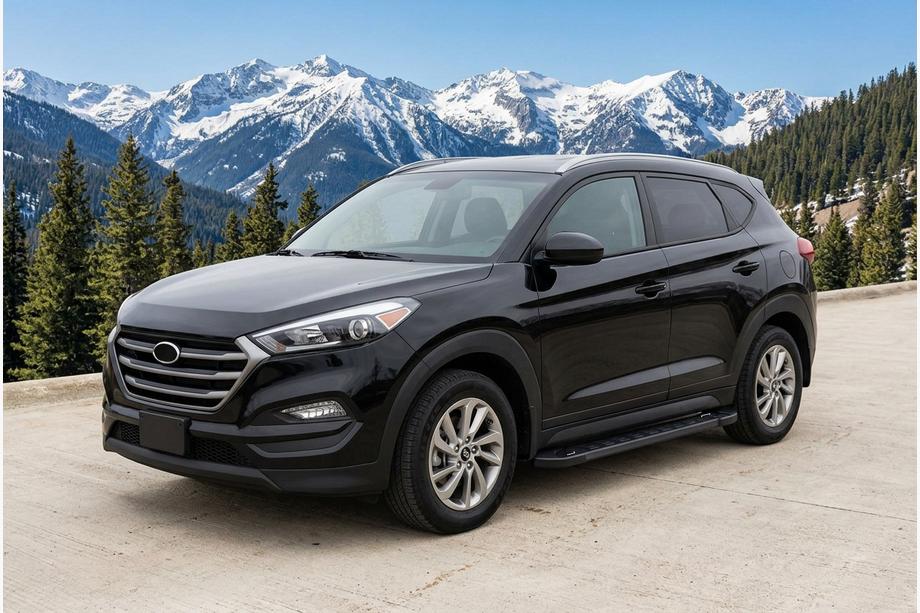 Hyundai Tucson TL 2016–2021 Sidosteg RedLine Black (2 st) Image
