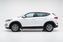 Hyundai Tucson TL 2016–2021 Sidosteg BlackLine (2 st, aluminium) foto 1