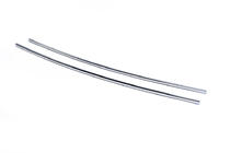 Nissan Qashqai 2007–2010 Lister till nedre grill (2 st, rostfritt stål) Carmos - turkiskt stål foto 3