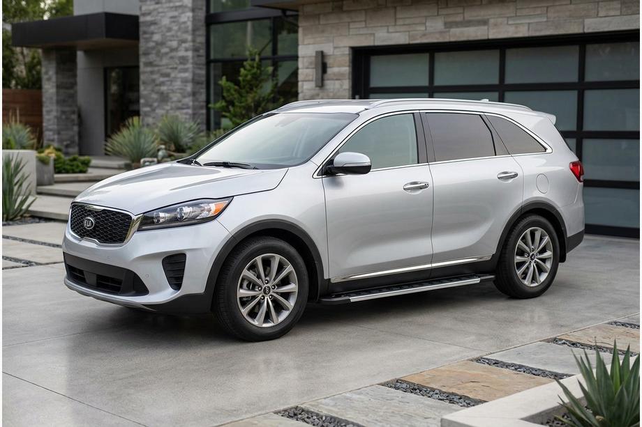 Kia Sorento III UM 2014–2020 Sidosteg RedLine V1 (2 st, aluminium) Image