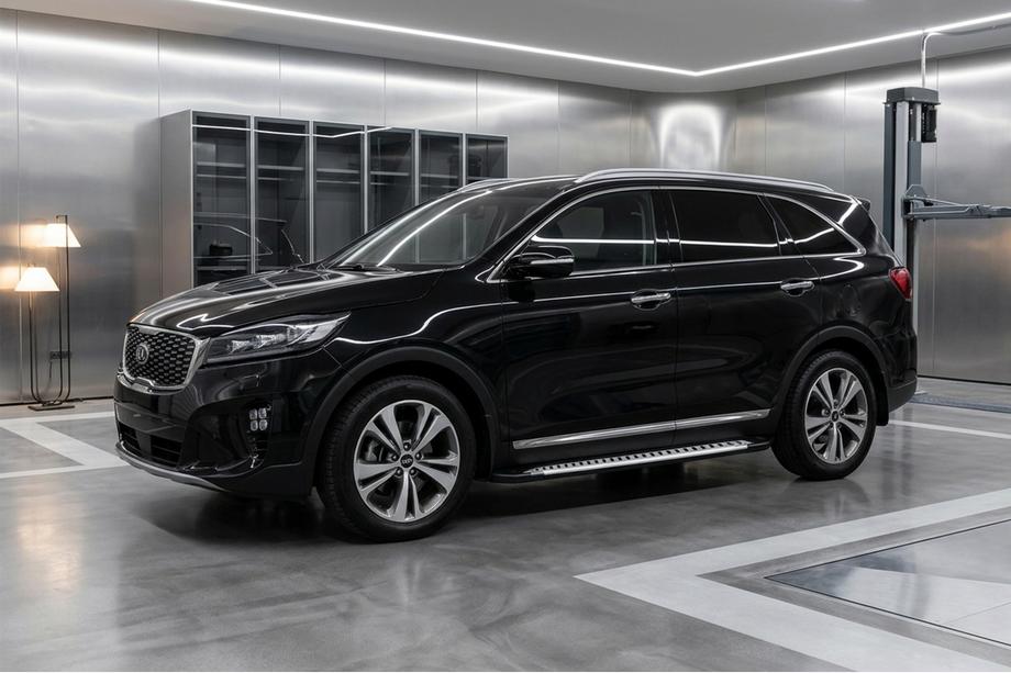 Kia Sorento III UM 2014–2020 Sidosteg Line (2 st, aluminium) Image