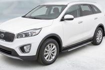 Kia Sorento III UM 2014–2020 Sidosteg Duru (2 st, aluminium) foto 1