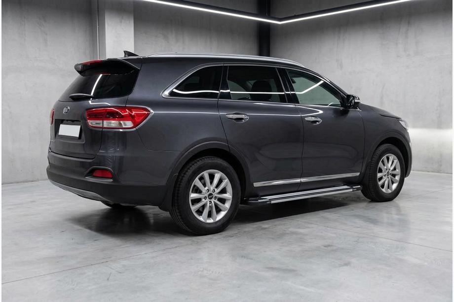 Kia Sorento III UM 2014–2020 Sidosteg Rainbow (2 st, aluminium) Image