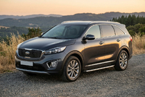 Kia Sorento III UM 2014–2020 Sidosteg Fullmond (2 st, aluminium) foto 1