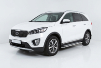 Kia Sorento III UM 2014–2020 Sidosteg Maydos V2 (2 st, aluminium / rostfritt stål) foto 1
