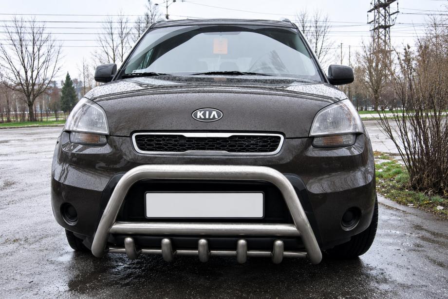 Kia Soul II 2013–2018 Frontbåge (rostfri) Image