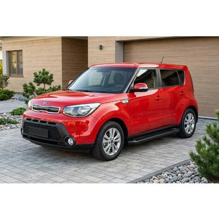 Sidosteg Allmond Black (2 st, aluminium) Kia Soul II 2013–2018 foto 1
