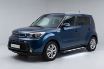 Kia Soul II 2013–2018 Sidosteg Line (2 st, aluminium) foto 1