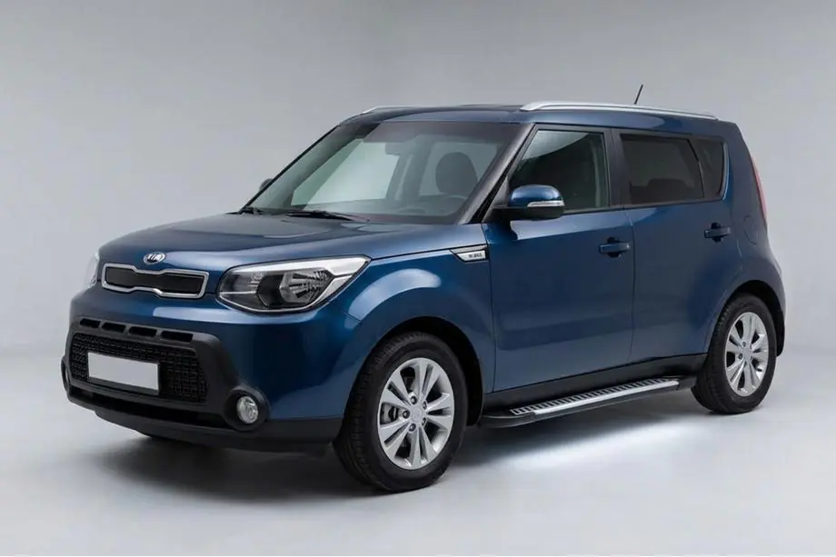 Kia Soul II 2013–2018 Sidosteg Line (2 st, aluminium) Image