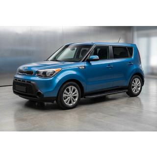 Sidosteg Bosphorus Black (2 st, aluminium) Kia Soul II 2013–2018 foto 1