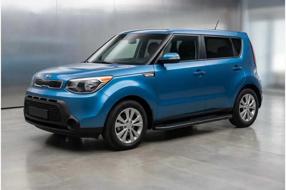 Kia Soul II 2013–2018 Sidosteg Bosphorus Black (2 st, aluminium) Image