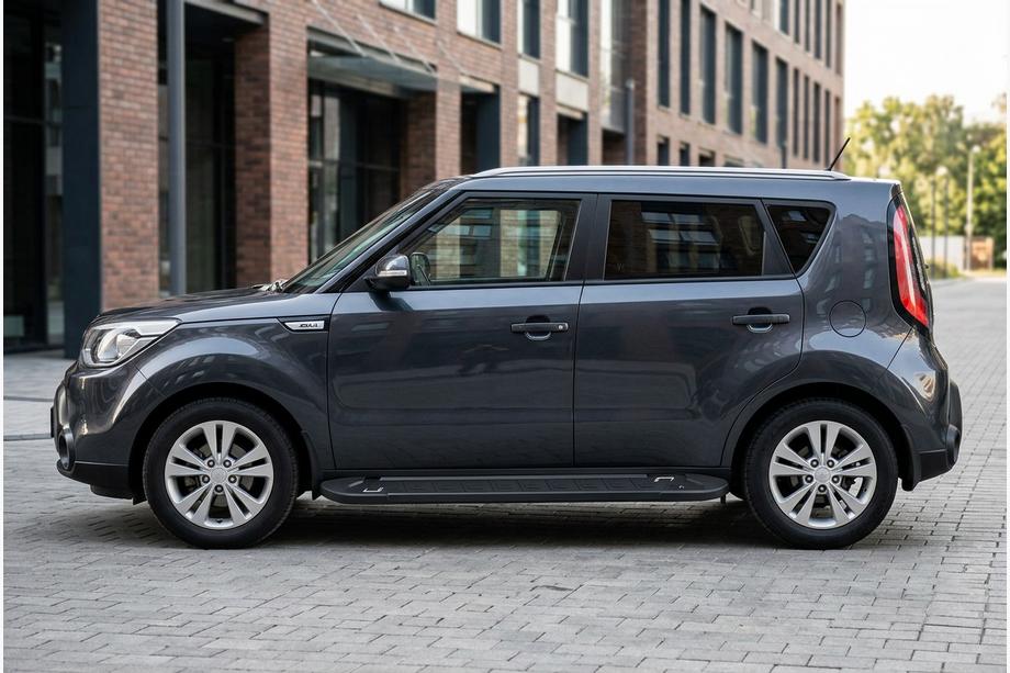 Kia Soul II 2013–2018 Sidosteg RedLine Black (2 st, aluminium) Image