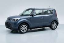 Kia Soul II 2013–2018 Sidosteg BlackLine (2 st, aluminium) foto 1